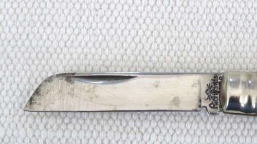 Awesome Vintage Richards Sheffield Folding Knife Single Blade Black Handle L: 148 mm SOLD AS IS