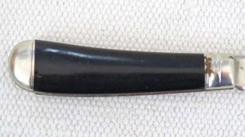 Awesome Vintage Richards Sheffield Folding Knife Single Blade Black Handle L: 148 mm SOLD AS IS