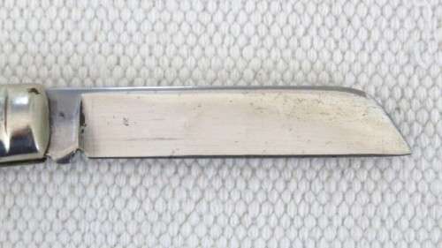 Awesome Vintage Richards Sheffield Folding Knife Single Blade Black Handle L: 148 mm SOLD AS IS