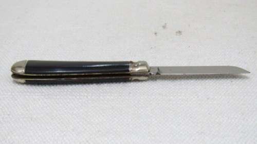 Awesome Vintage Richards Sheffield Folding Knife Single Blade Black Handle L: 148 mm SOLD AS IS