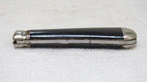 Awesome Vintage Richards Sheffield Folding Knife Single Blade Black Handle L: 148 mm SOLD AS IS