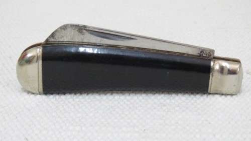 Awesome Vintage Richards Sheffield Folding Knife Single Blade Black Handle L: 148 mm SOLD AS IS