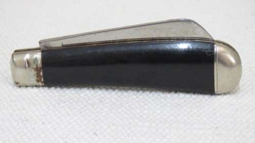 Awesome Vintage Richards Sheffield Folding Knife Single Blade Black Handle L: 148 mm SOLD AS IS
