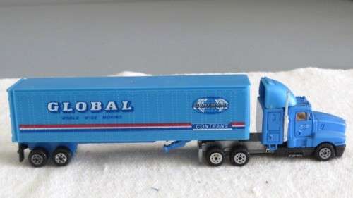 Vintage Road Champs D/Cast Harrison Kenworth T600A Semi Truck/Plastic Trailer No Box SOLD AS IS