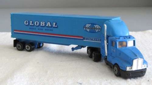 Vintage Road Champs D/Cast Harrison Kenworth T600A Semi Truck/Plastic Trailer No Box SOLD AS IS