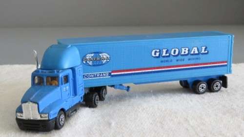 Vintage Road Champs D/Cast Harrison Kenworth T600A Semi Truck/Plastic Trailer No Box SOLD AS IS