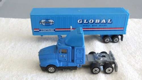 Vintage Road Champs D/Cast Harrison Kenworth T600A Semi Truck/Plastic Trailer No Box SOLD AS IS