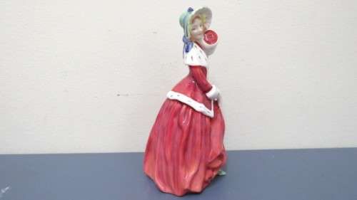 Beautiful Vintage 1990s Royal Doulton `Christmas Morn` Porcelain Figurine By Peggy Davies HN 1992