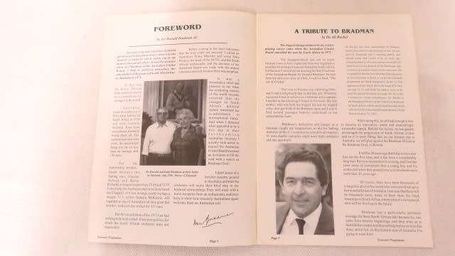 Five Vintage South African Cricket Programmes Details in Description