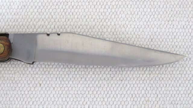 Fabulous Vintage `Lauvergnat Miladiou` Folding Knife With Corkscrew & Wood Handle L: 220 mm