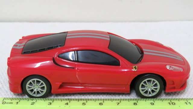 Boxed Shell V-Power Ferrari Official Licensed Product Ferrari 430 Scuderia Scale 1:38 L: 115 mm