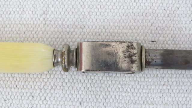 Vintage H.M. Slater Sheffield Rotary Knife Sharpener With Bakelite Handle L: 330 mm SOLD AS IS