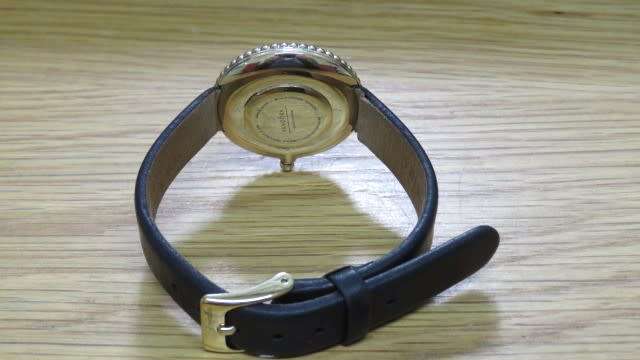Vintage Pandora Icon 812061BK Black Crown Diamond/Sapphire Crystal Ladies Watch In Working Order