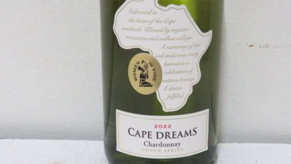 Sealed 750ml Bottle of Cape Dreams 2022 Chardonnay