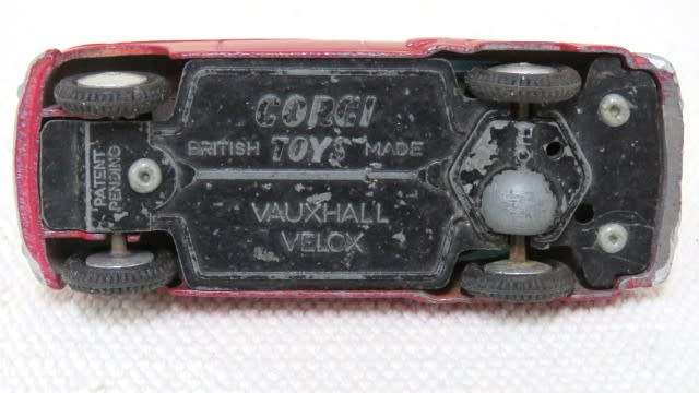 Fabulous Vintage Corgi Toys Die Cast Vauxhall Velox No Box L: 95 mm SOLD AS IS