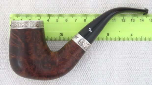Vintage Peterson`s Dublin Pipe Of The Year Y2008 Limited Edition 426/1000 Tobacco Pipe 925 Trim
