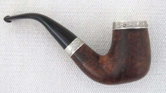 Vintage Peterson`s Dublin Pipe Of The Year Y2008 Limited Edition 426/1000 Tobacco Pipe 925 Trim