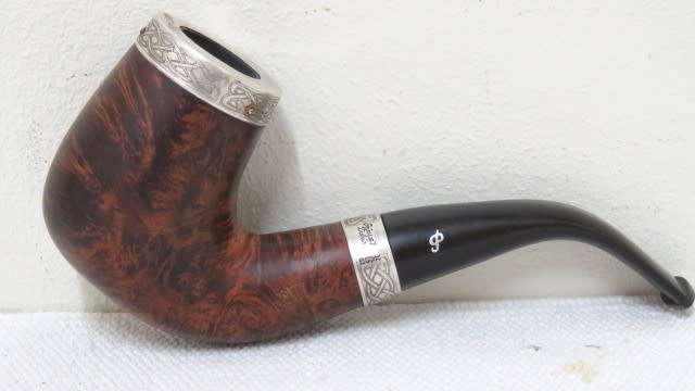 Vintage Peterson`s Dublin Pipe Of The Year Y2008 Limited Edition 426/1000 Tobacco Pipe 925 Trim