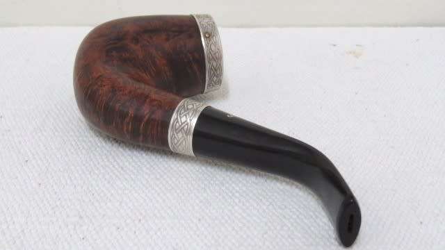 Vintage Peterson`s Dublin Pipe Of The Year Y2008 Limited Edition 426/1000 Tobacco Pipe 925 Trim