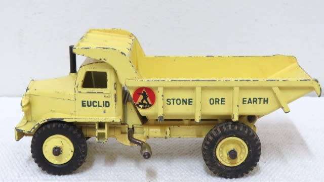 Vintage Meccano Dinky Supertoys Die Cast Euclid Rear Dump Truck #965 No Box L: 145 mm SOLD AS IS