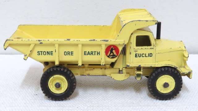 Vintage Meccano Dinky Supertoys Die Cast Euclid Rear Dump Truck #965 No Box L: 145 mm SOLD AS IS