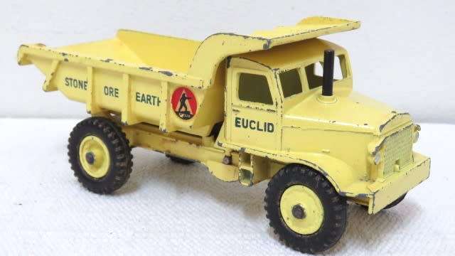 Vintage Meccano Dinky Supertoys Die Cast Euclid Rear Dump Truck #965 No Box L: 145 mm SOLD AS IS