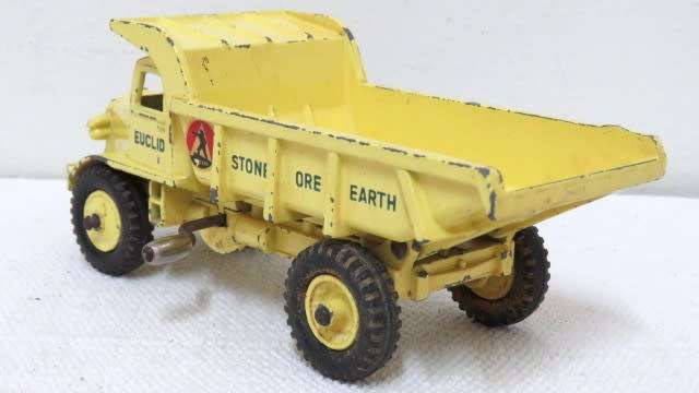 Vintage Meccano Dinky Supertoys Die Cast Euclid Rear Dump Truck #965 No Box L: 145 mm SOLD AS IS