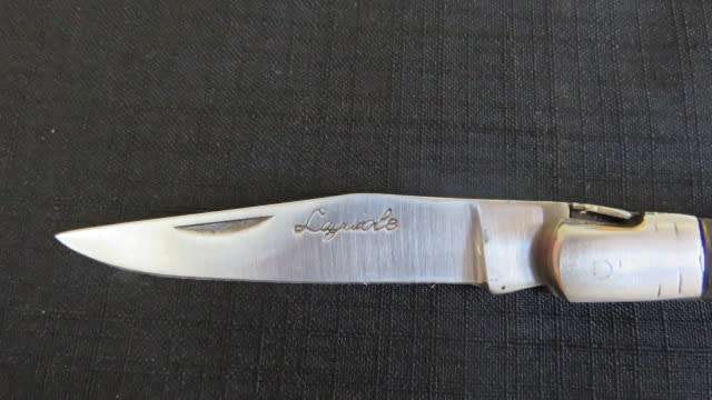 Stunning Vintage `Laguiole` Folding Knife L: 220 mm