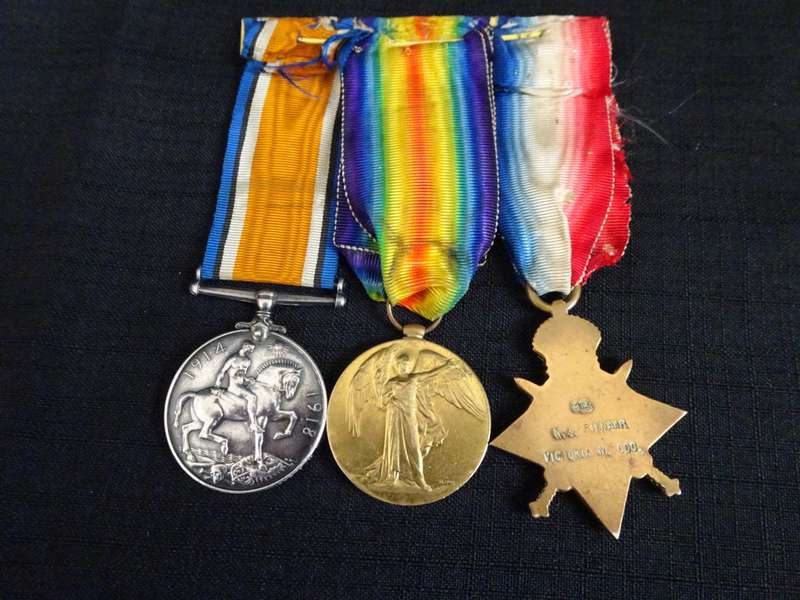 A Set of WW1 Awarded metals (PTE N.J PIENAAR VICTORIA WEST CDO)