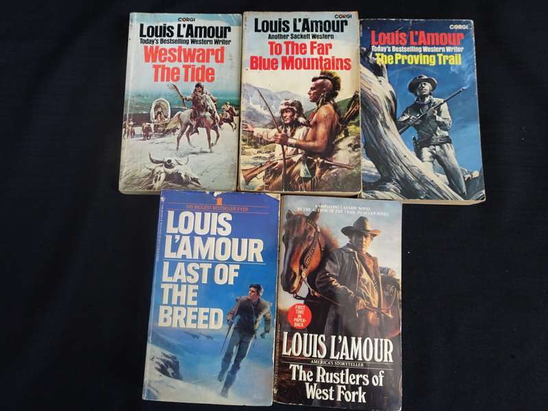 10x Stunning Louis L`Amour Novels