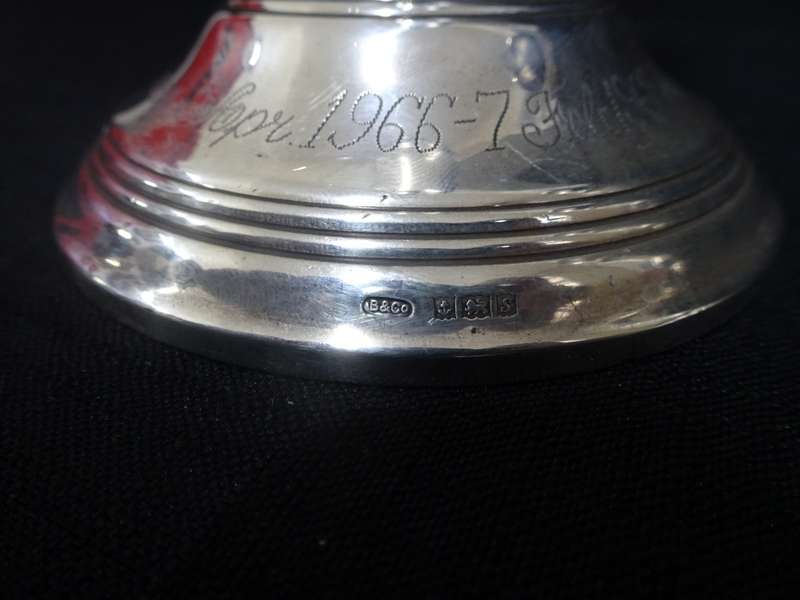 Stunning 1967-68 Birmingham Hallmark Silver Pair Of Candlesticks With Reeded Rims (Read Description)