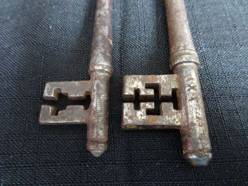 Two Old Vintage Keys