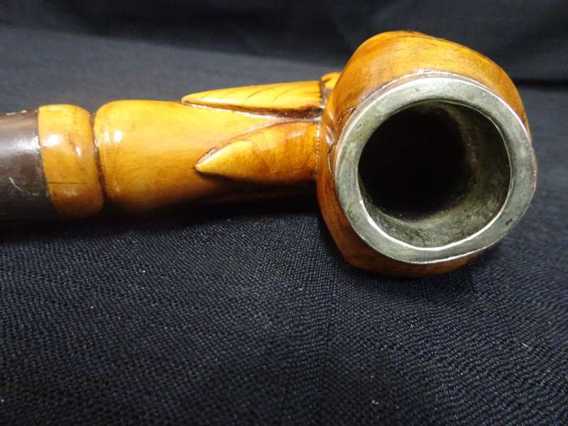 Stunning Pre Boere War Period 1874 Lemoenboomwortel Pipe Beloning To Gysbert J. Loftus