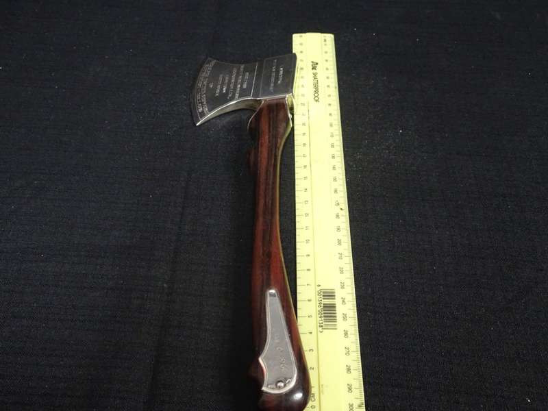 Beautiful Silver Hallmarked Presentation Axe For The Launching Of MS `SA Hexrivier`(See Description)