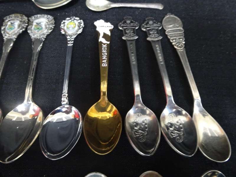 Collection Of Twenty Five Vintage Teaspoons (Relist Item)