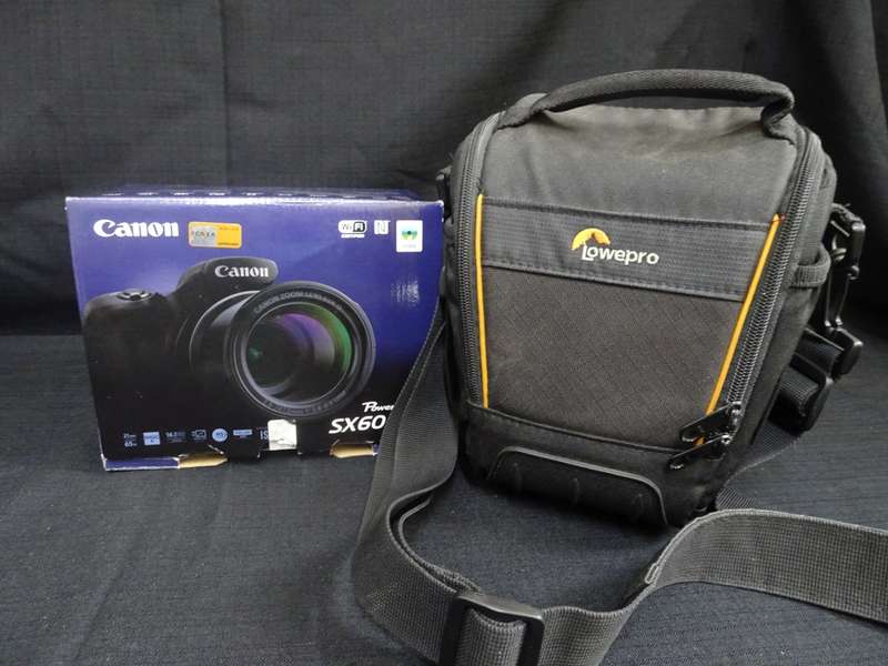 Canon - Powershot Sx60 Hs 16.1-Megapixel Digital Camera - Black (With Bag Free)