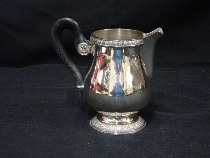 Stunning Silver Plated Christofle `Malmaison` Tea And Coffee Set In Excellent Condition