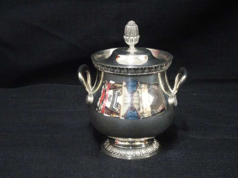 Stunning Silver Plated Christofle `Malmaison` Tea And Coffee Set In Excellent Condition