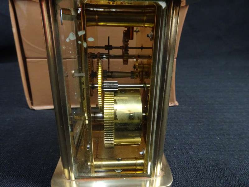 Rare Matthew Norman Carriage Clock, 11 Jewels, Numbered 1754 In Orginal Box