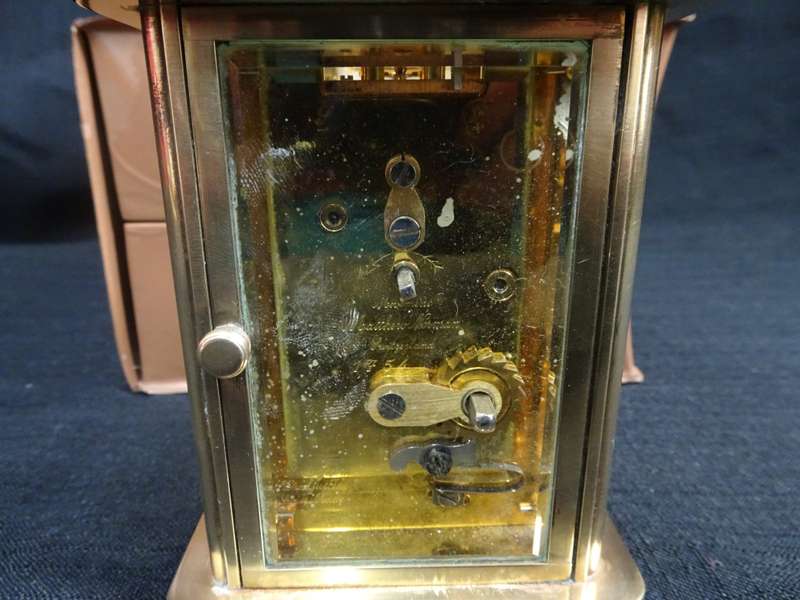 Rare Matthew Norman Carriage Clock, 11 Jewels, Numbered 1754 In Orginal Box