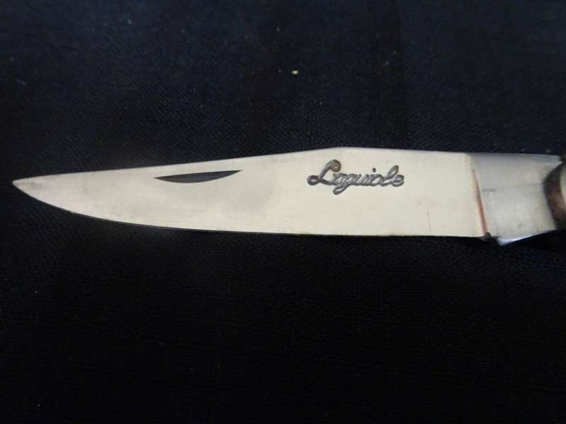 Wonderful Vintage `Laguiole 440` Folding Knife With Wood Handle L: 20cm