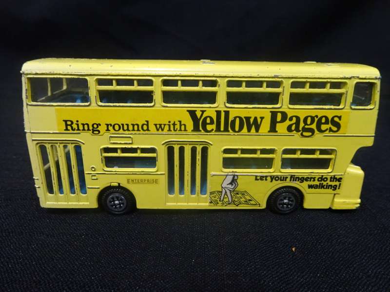 Dinky Toys Atlantean Bus `Yellow Pages` Made In England By Meccano