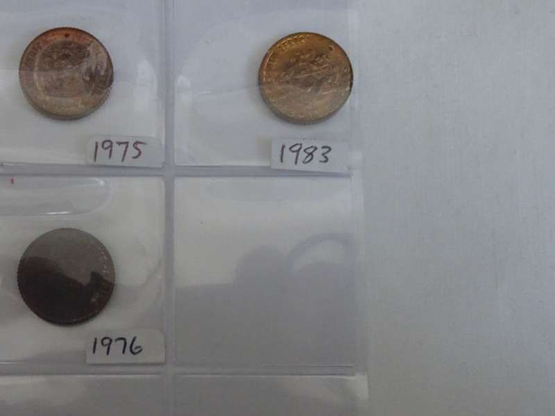 Republic Of South Africa Half Cent Coins 1970 - 1983