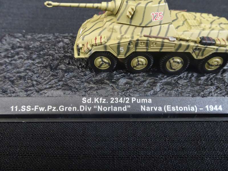Sd.Kfz. 234/2 Puma 11.SS-Fw.Gren.Div `Norland` Narva (Estonia) - 1944 (In Excellent Condition)
