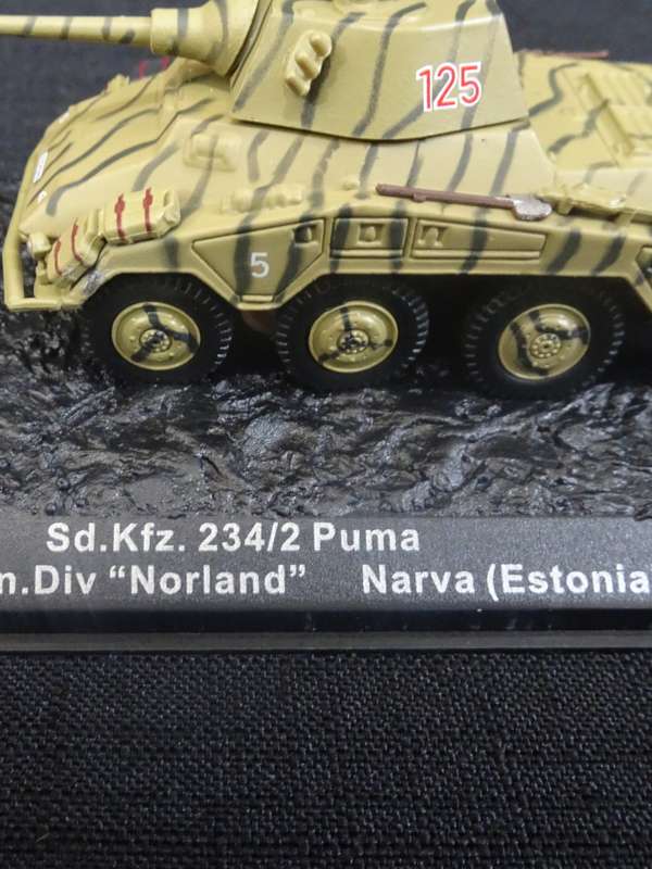 Sd.Kfz. 234/2 Puma 11.SS-Fw.Gren.Div `Norland` Narva (Estonia) - 1944 (In Excellent Condition)