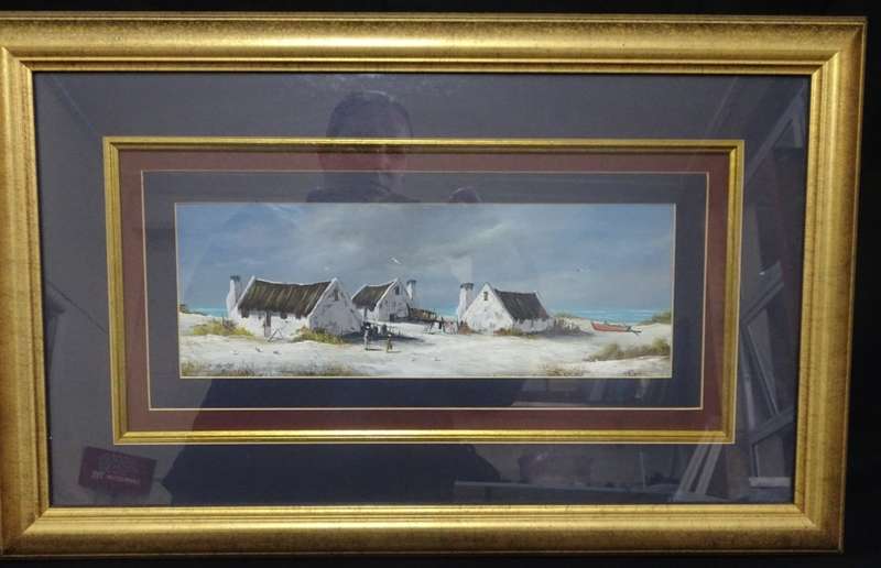 Beautiful Original Oil On Board - S.A. Artist Celia Truter - West Coast Sceen (See My Description)