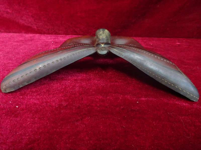 Vintage Spanish E. Moreuo Sevilla Masquerade Leather Mask In Excellent Condition -See My Description
