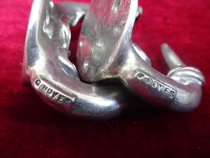 Vintage Set Of Two Carrol Boyes Coat Hooks - Clearly Marked C. Boyes