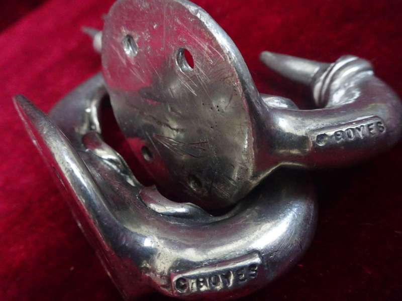 Vintage Set Of Two Carrol Boyes Coat Hooks - Clearly Marked C. Boyes