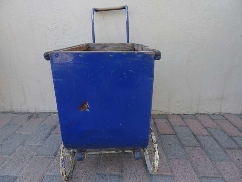 Large Old Antique Victorian Metal Dolls Pram - See My Description